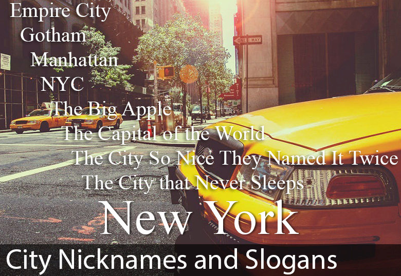 City Slogans Nicknames Of Us Cities