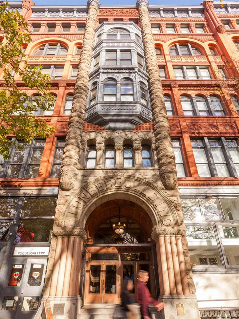 Pioneer Building, 600 1st Ave, Pioneer Square Office Space - Seattle