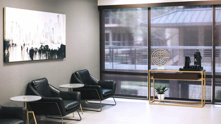This is a photo of the office space available to rent on Riverside Commons, 5000 Riverside Dr, Bldg 6, Las Colinas