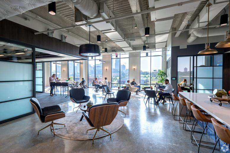 This is a photo of the office space available to rent on The Refinery, 1213 West Morehead St