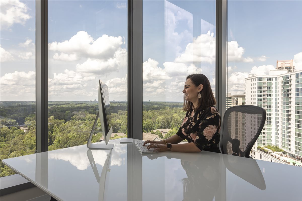 Photo of Office Space on Three Alliance Center,3550 Lenox Road NE, North Buckhead Atlanta
